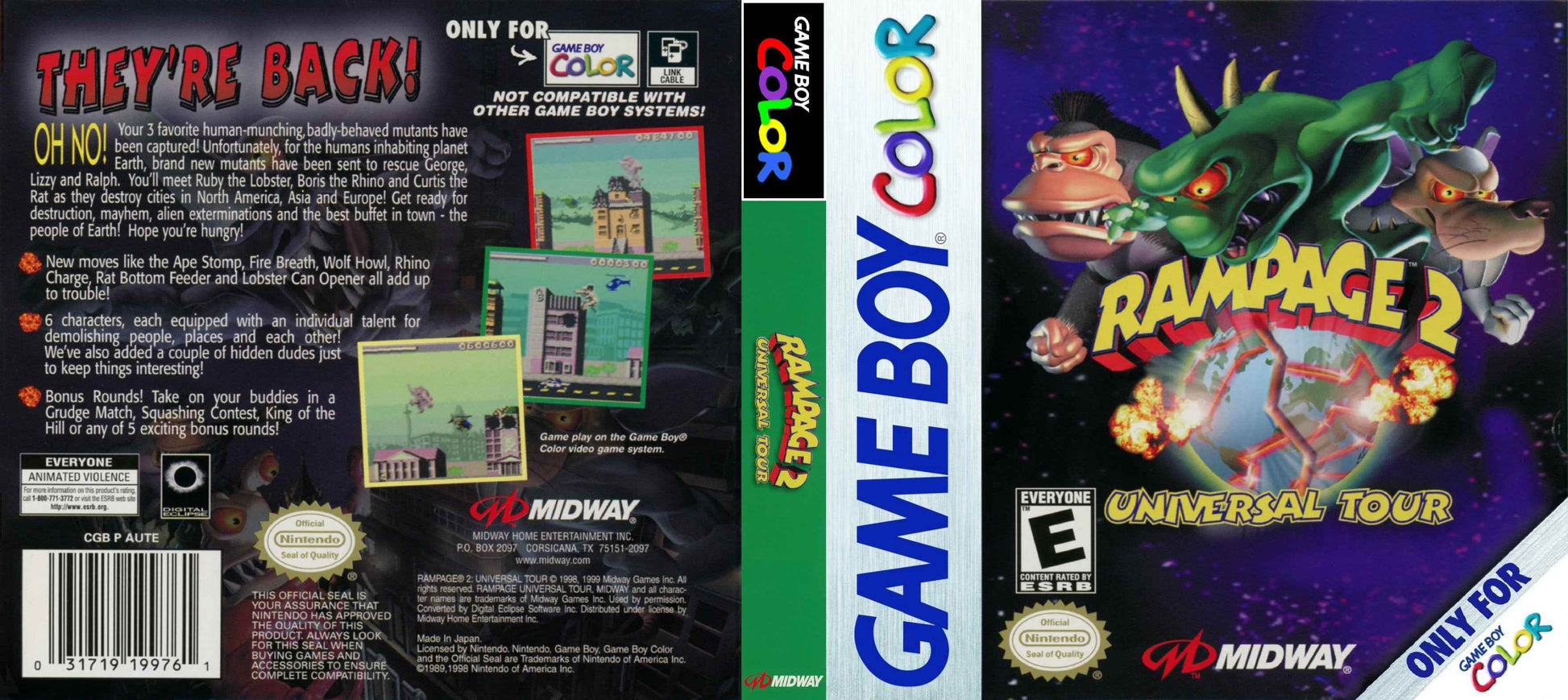 Rampage 2 Universal Tour Cover Art - WOI Solutions