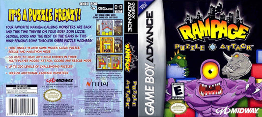 Rampage Puzzle Attack Cover Art - WOI Solutions