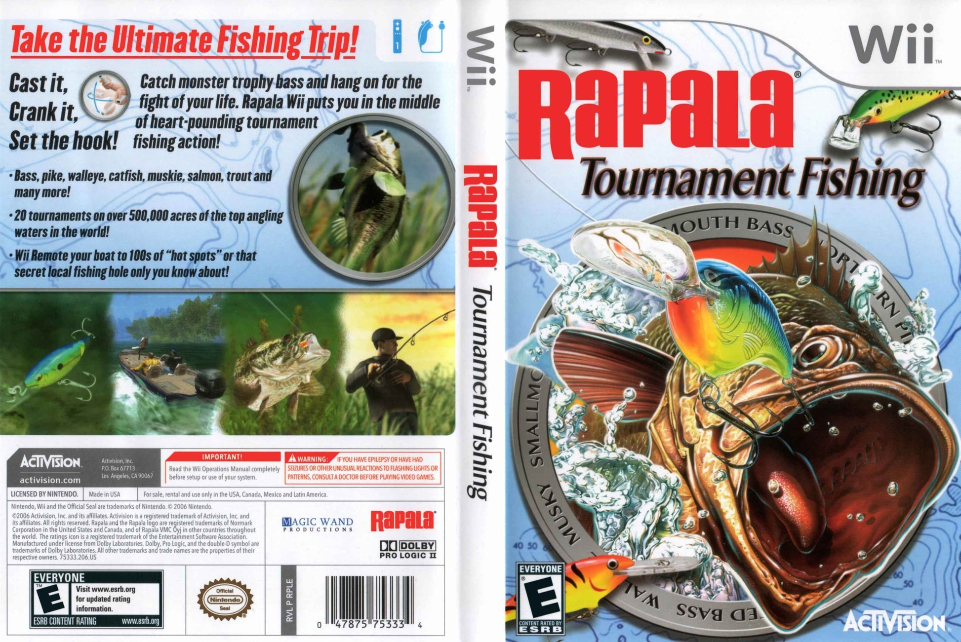 Rapala Tournament Fishing Cover Art - WOI Solutions