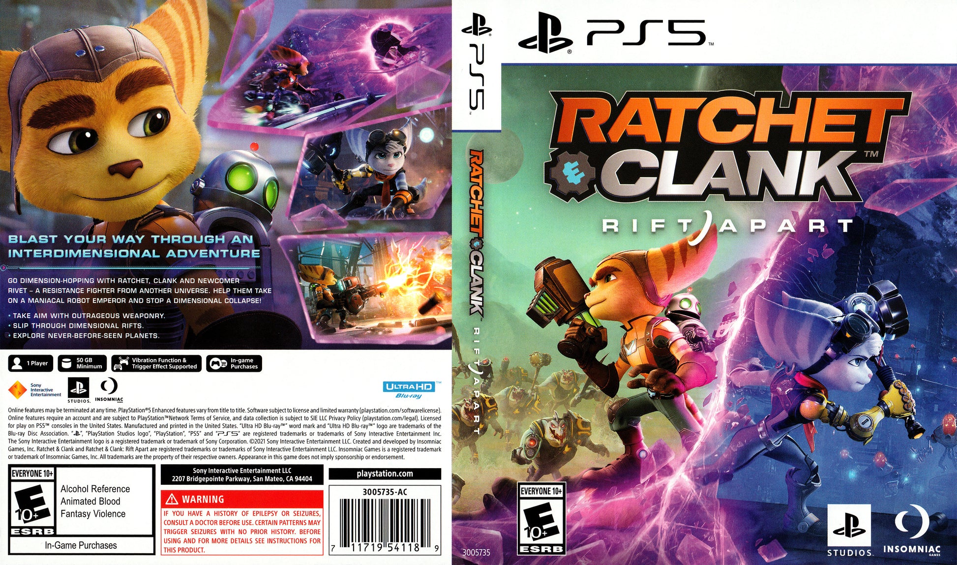 Ratchet & Clank Rift Apart