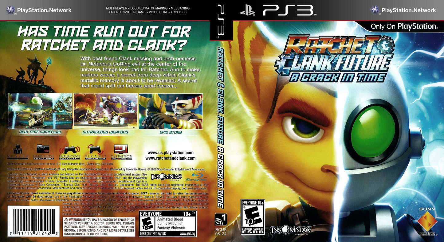 Ratchet and Clank Future A Crack in Time Cover Art - WOI Solutions