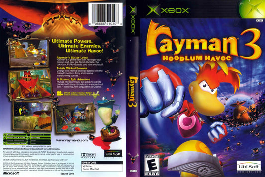 Rayman 3 Hoodlum Havoc Cover Art - WOI Solutions