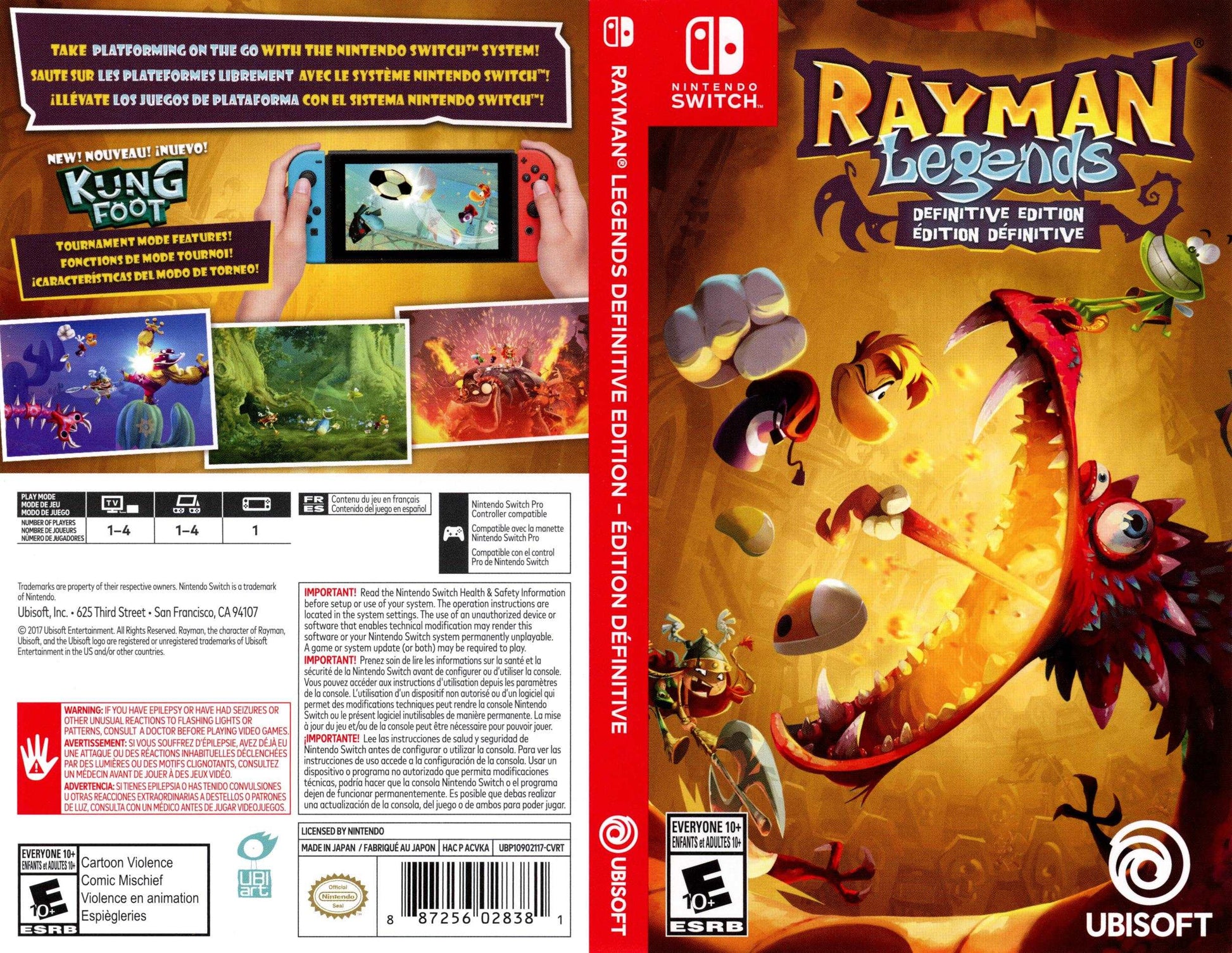 Rayman Legends Definitive Edition