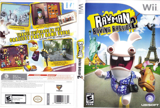 Rayman Raving Rabbids 2 Cover Art - WOI Solutions