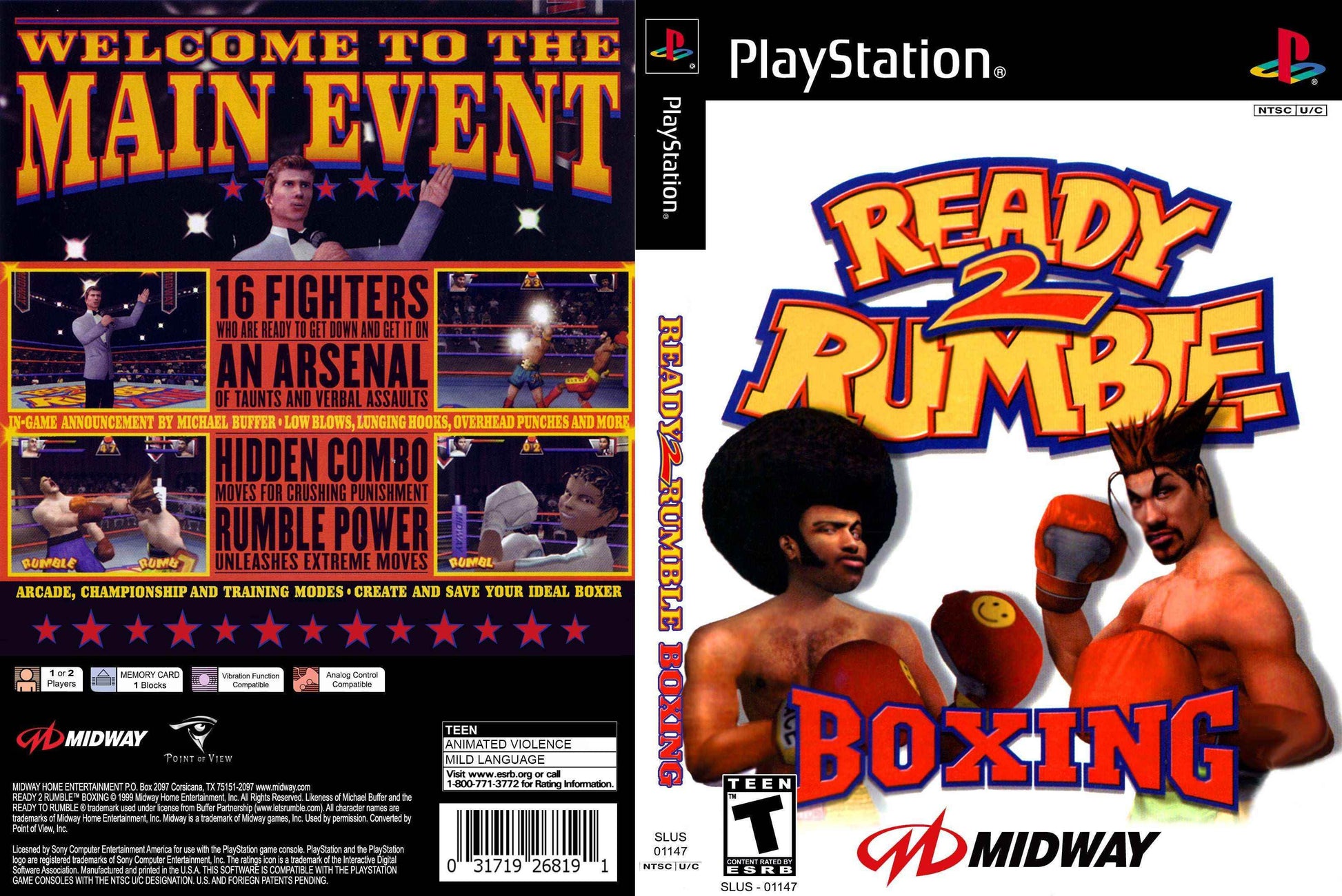 Ready 2 Rumble Boxing Cover Art - WOI Solutions