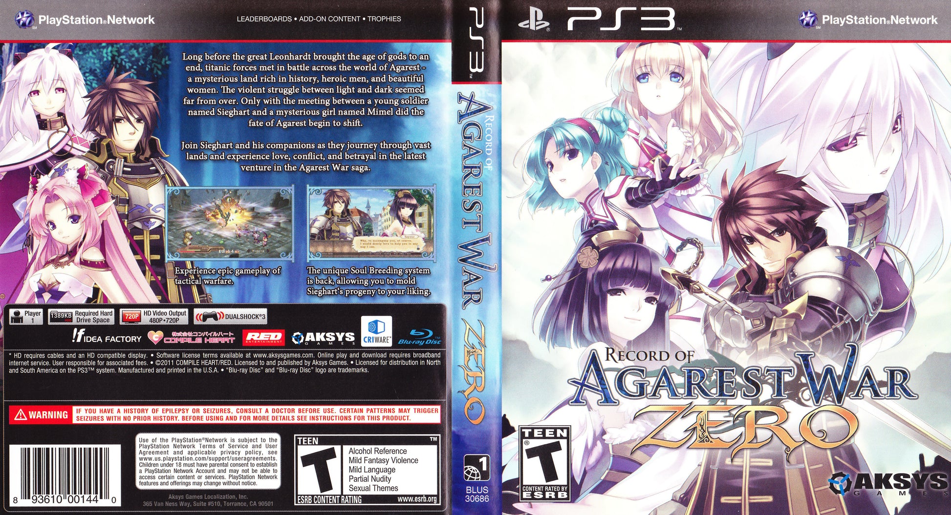 Record of Agarest War Zero