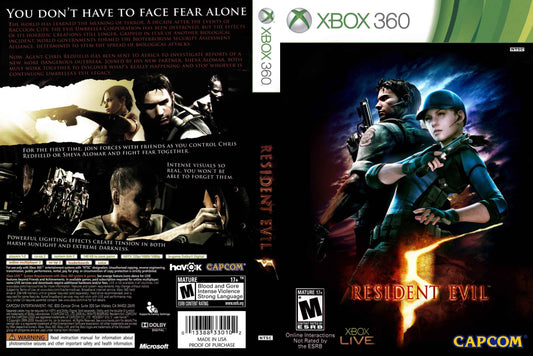 Resident Evil 5 Cover Art - WOI Solutions