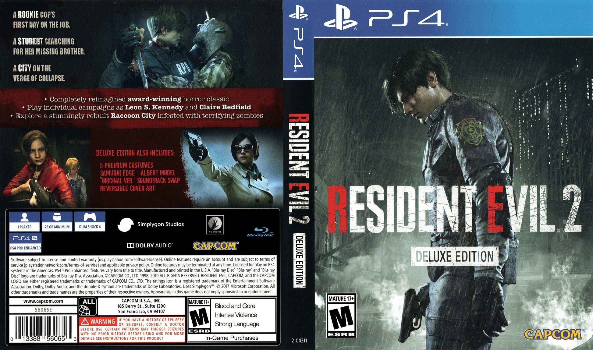Resident Evil 2 Cover Art - WOI Solutions