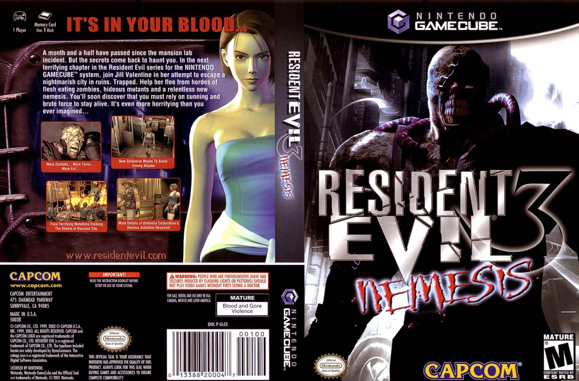 Resident Evil 3 Nemesis Cover Art - WOI Solutions