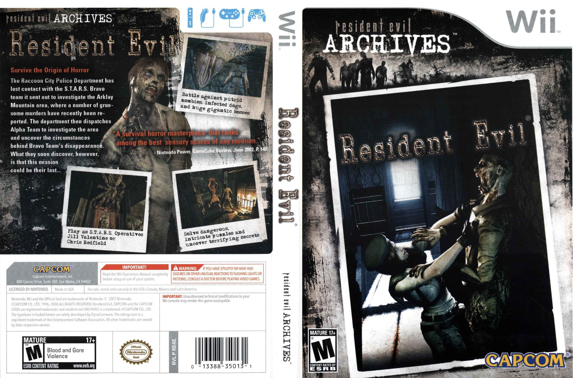 Resident Evil Archives Resident Evil Cover Art - WOI Solutions
