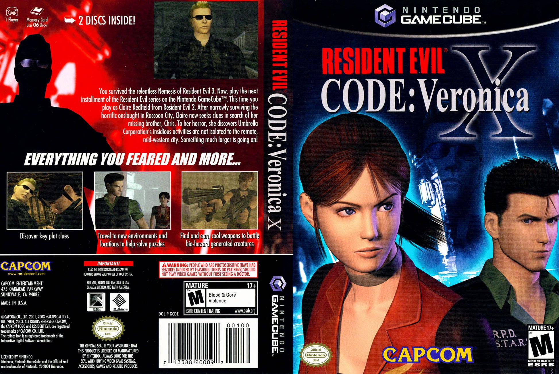 Resident Evil CODE Veronica X