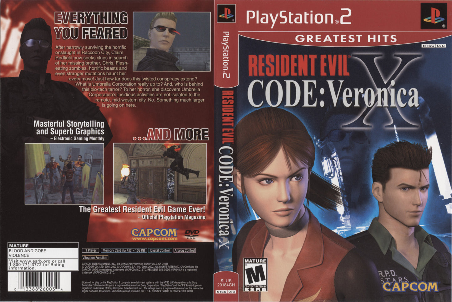 Resident Evil Code Veronica X