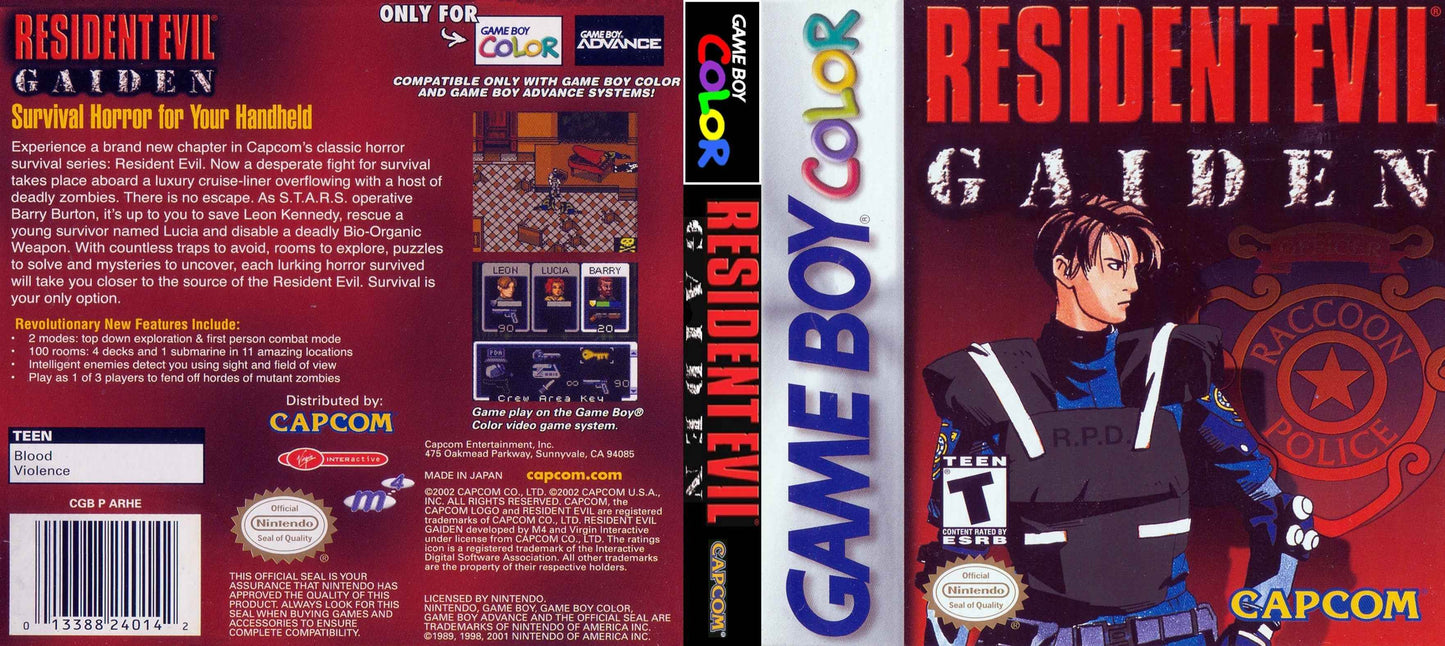 Resident Evil Gaiden Cover Art - WOI Solutions