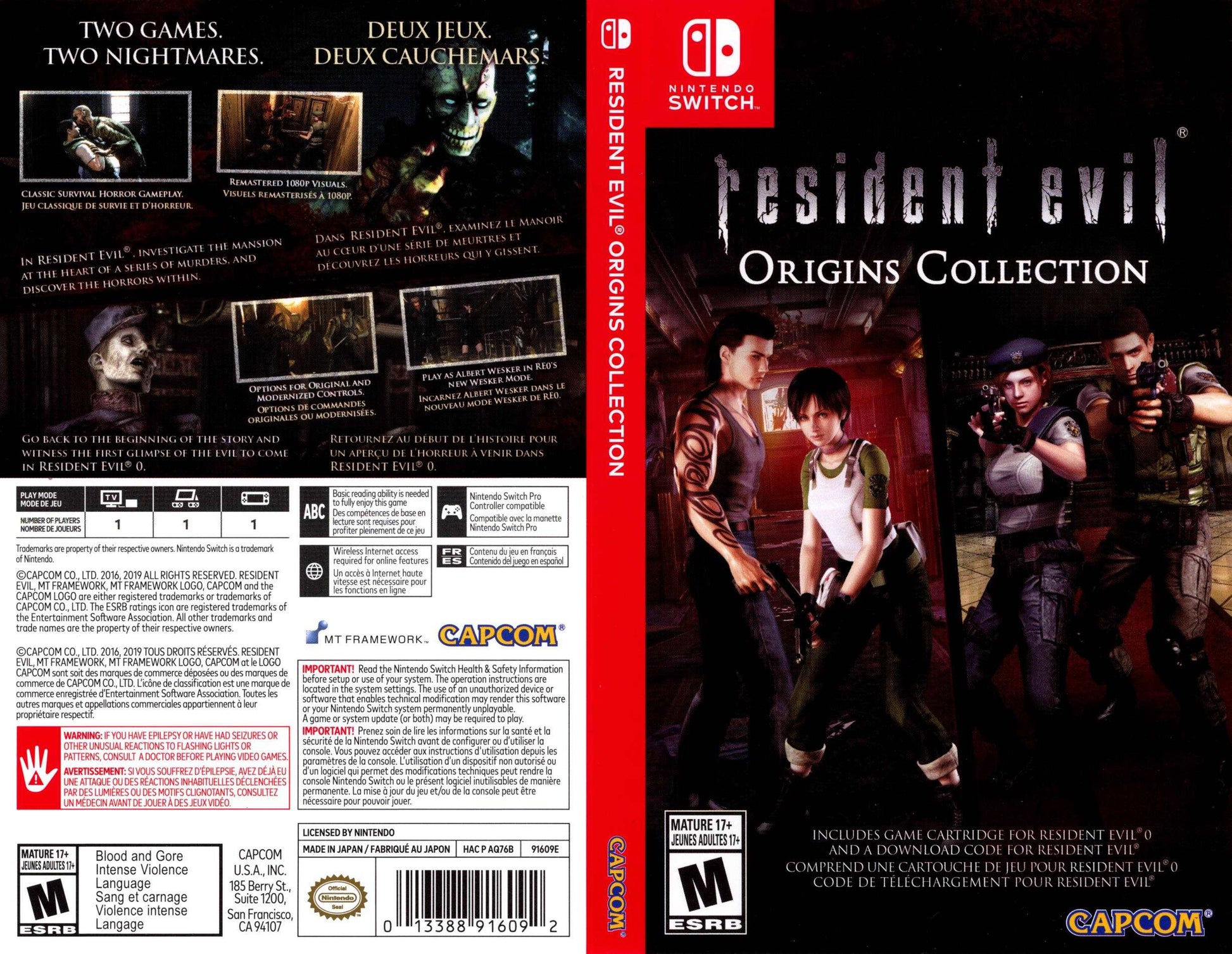 Resident Evil Origins Collection