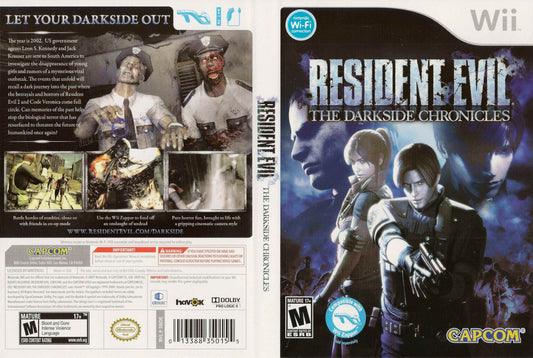 Resident Evil The Darkside Chronicles Cover Art - WOI Solutions