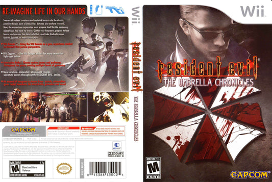 Resident Evil The Umbrella Chronicles Cover Art - WOI Solutions