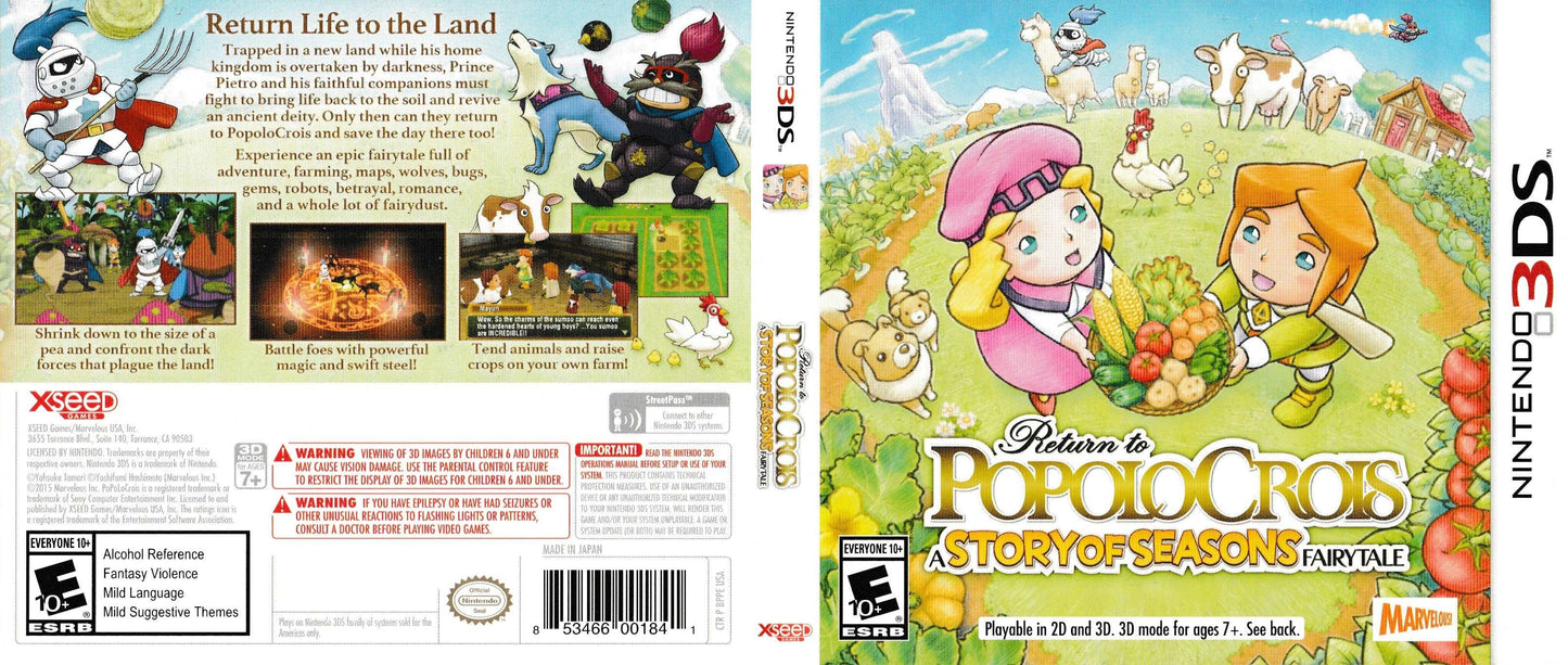 Return to Popolocrois A Story of Seasons Fairytale