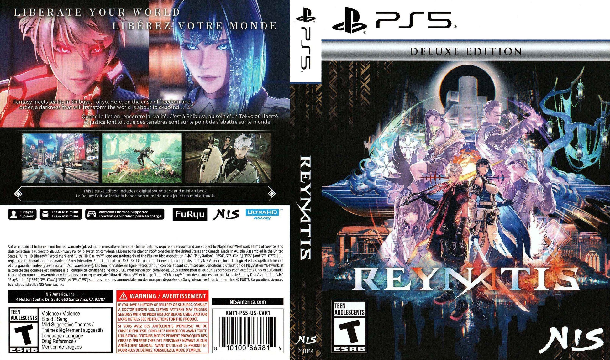 Reynatis - Deluxe Edition Cover Art - WOI Solutions