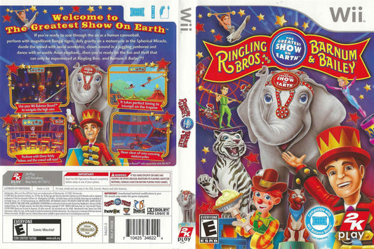 Ringling Bros. and Barnum & Bailey The Greatest Show on Earth Cover Art - WOI Solutions