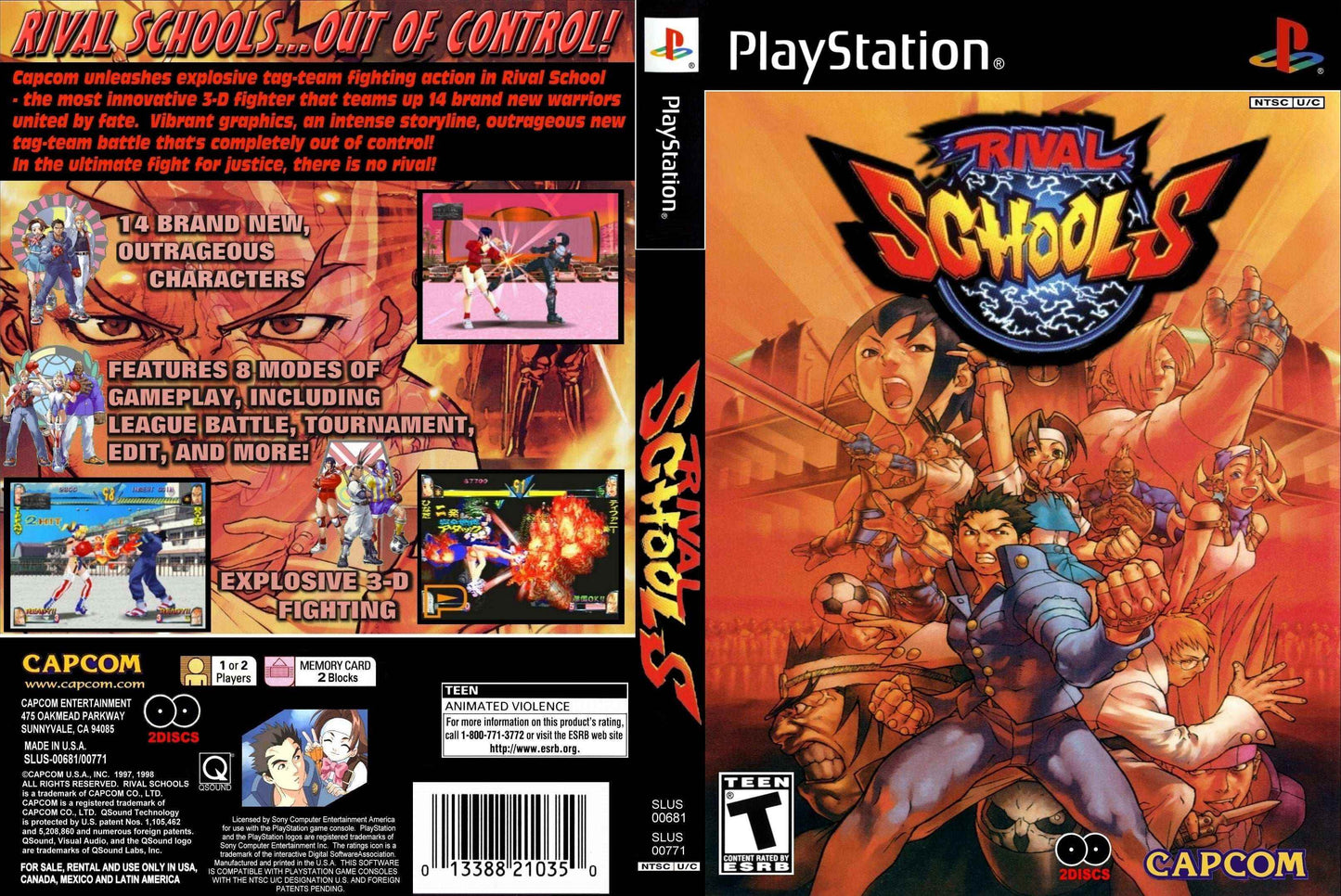 Rival Schools Cover Art - WOI Solutions