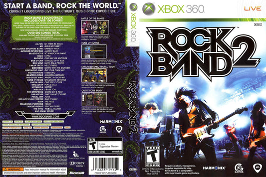 Rock Band 2 Cover Art - WOI Solutions