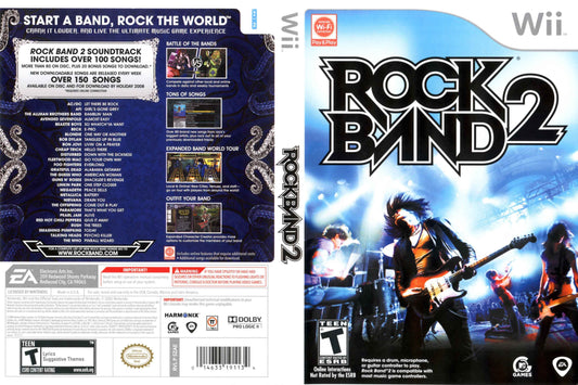 Rock Band 2 Cover Art - WOI Solutions