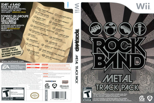 Rock Band Metal Track Pack Cover Art - WOI Solutions