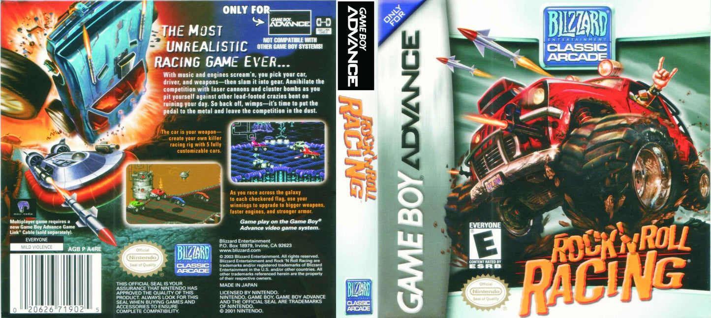 Rock and Roll Racing Cover Art - WOI Solutions