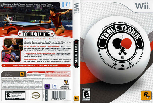 Rockstar Games Presents Table Tennis Cover Art - WOI Solutions