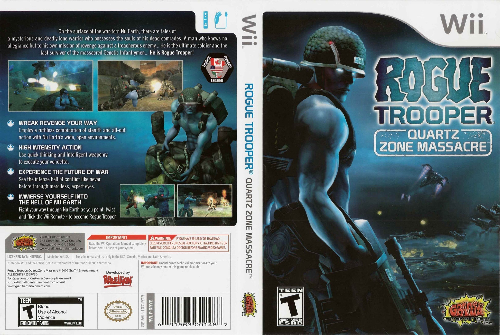 Rogue Trooper Quartz Zone Massacre Cover Art - WOI Solutions