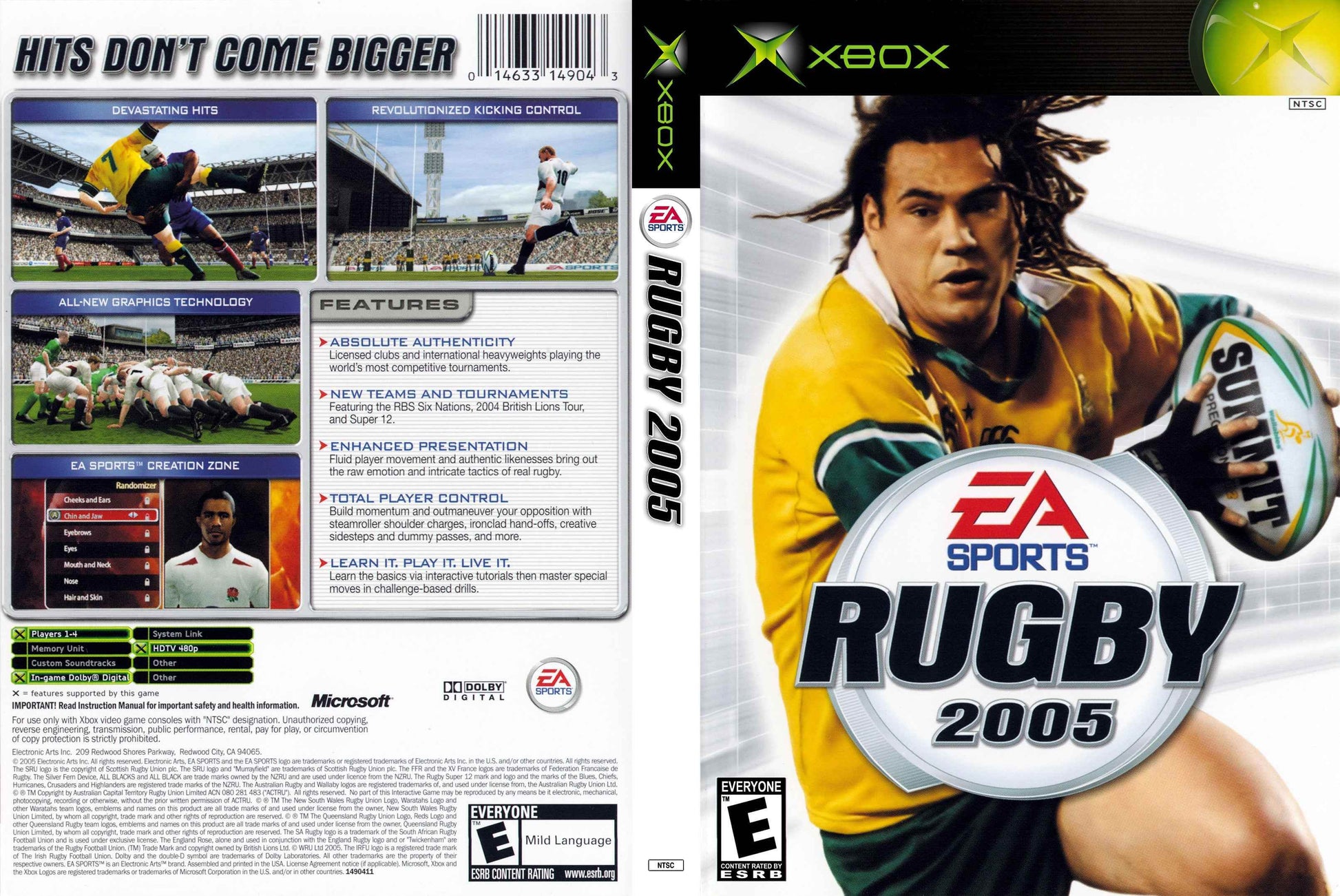 Rugby 2005 Cover Art - WOI Solutions
