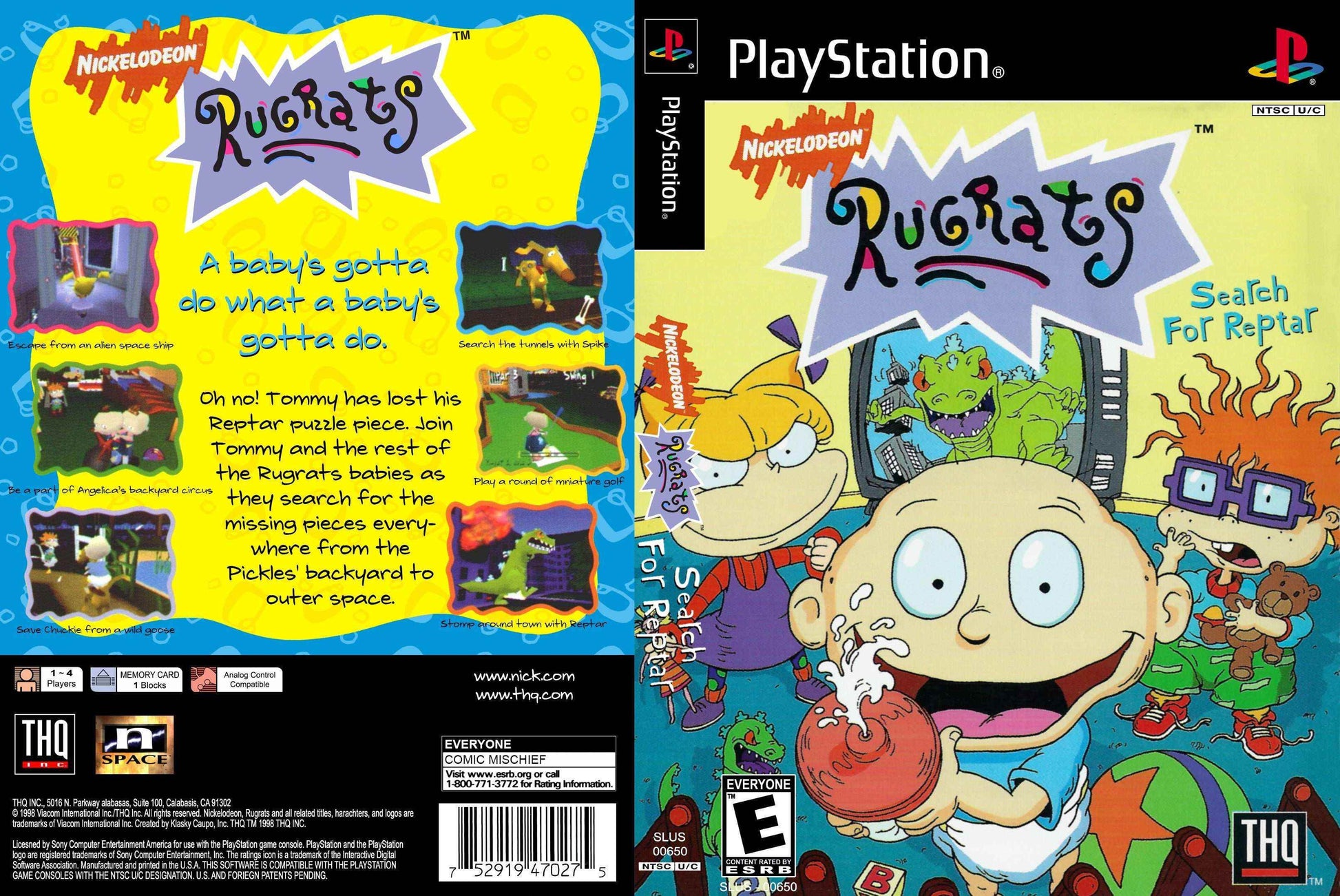 Rugrats Search For Reptar Cover Art - WOI Solutions