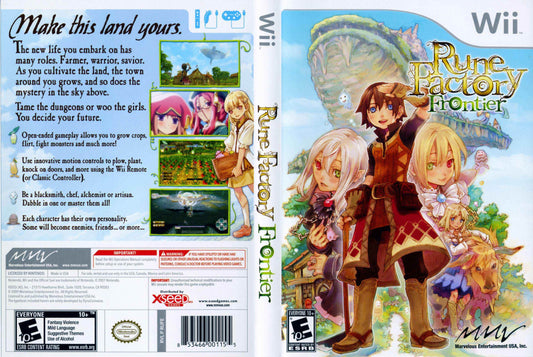 Rune Factory Frontier Cover Art - WOI Solutions