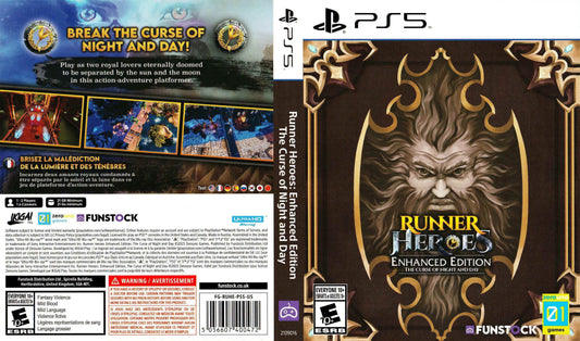 Runner Heroes - The Curse of Night and Day Enhanced Edition Cover Art - WOI Solutions