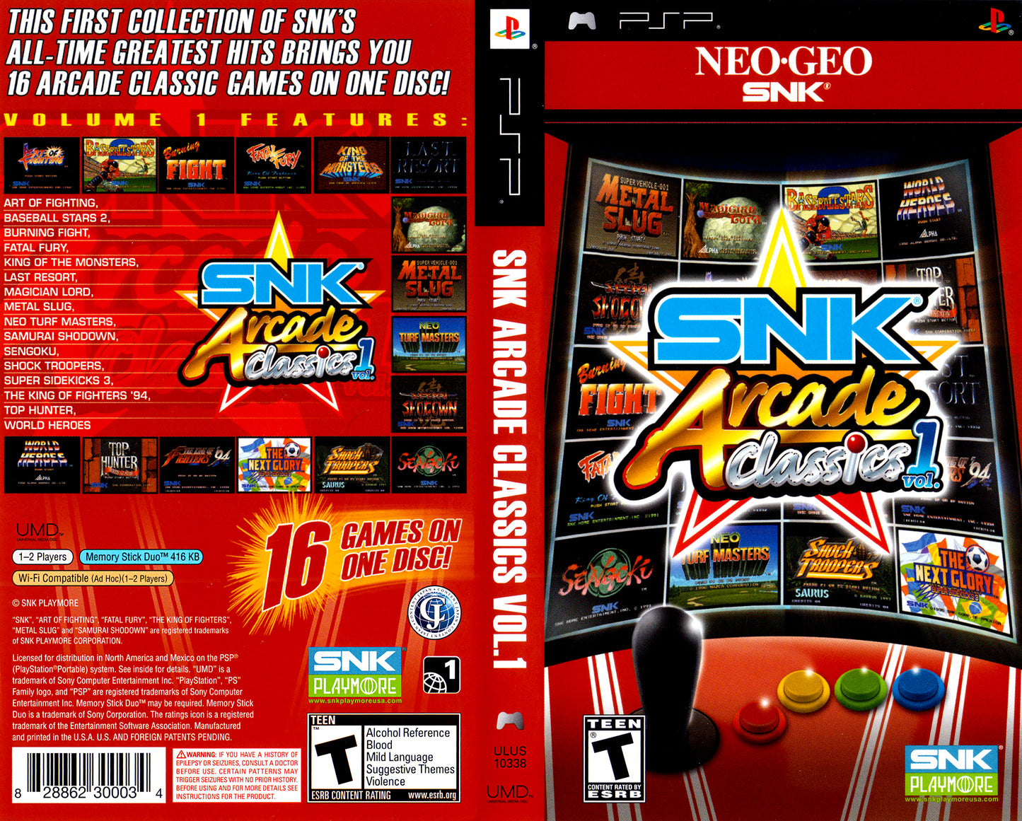 SNK Arcade Collection Volume 1