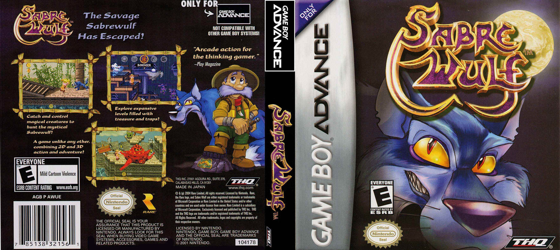 Sabre Wulf Cover Art - WOI Solutions