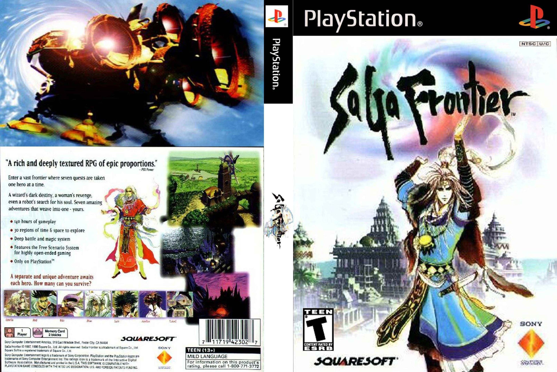 Saga Frontier Cover Art - WOI Solutions