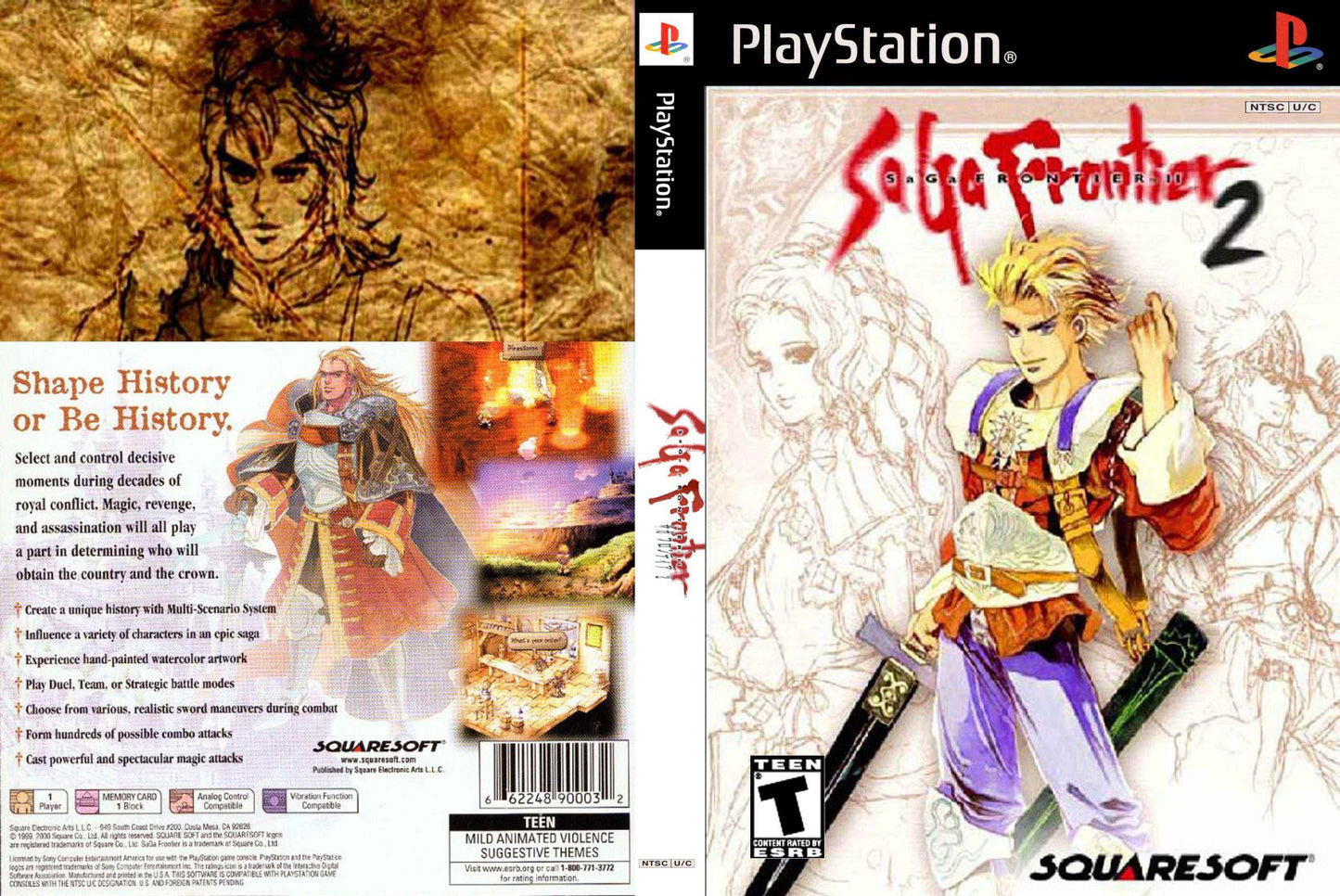 Saga Frontier 2 Cover Art - WOI Solutions