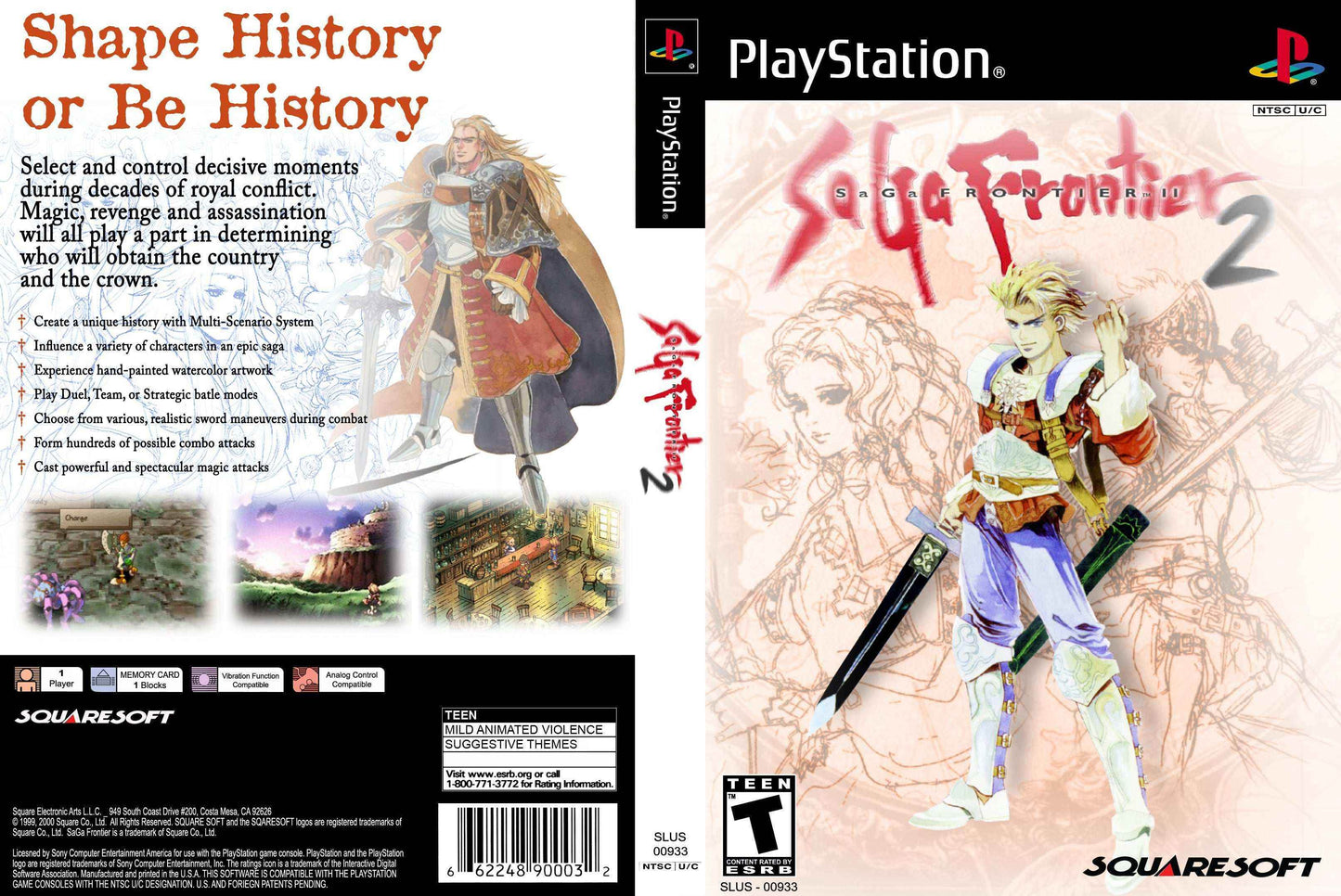 Saga Frontier 2 Cover Art - WOI Solutions