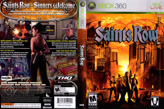 Saints Row Cover Art - WOI Solutions