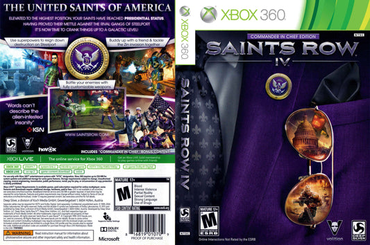 Saints Row IV Cover Art - WOI Solutions