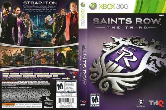 Saints Row The Third Cover Art - WOI Solutions