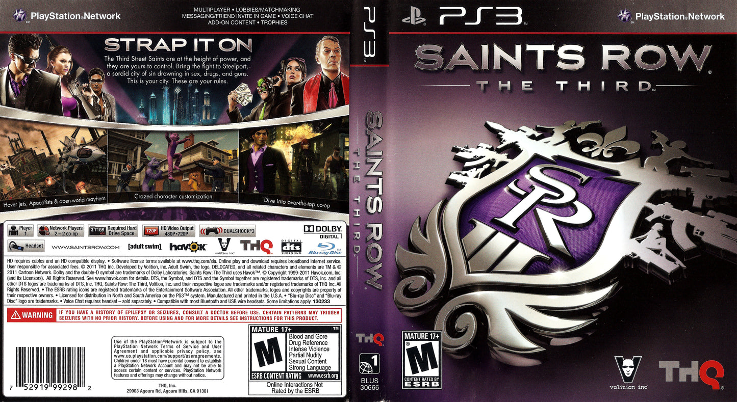 Saints Row The Third