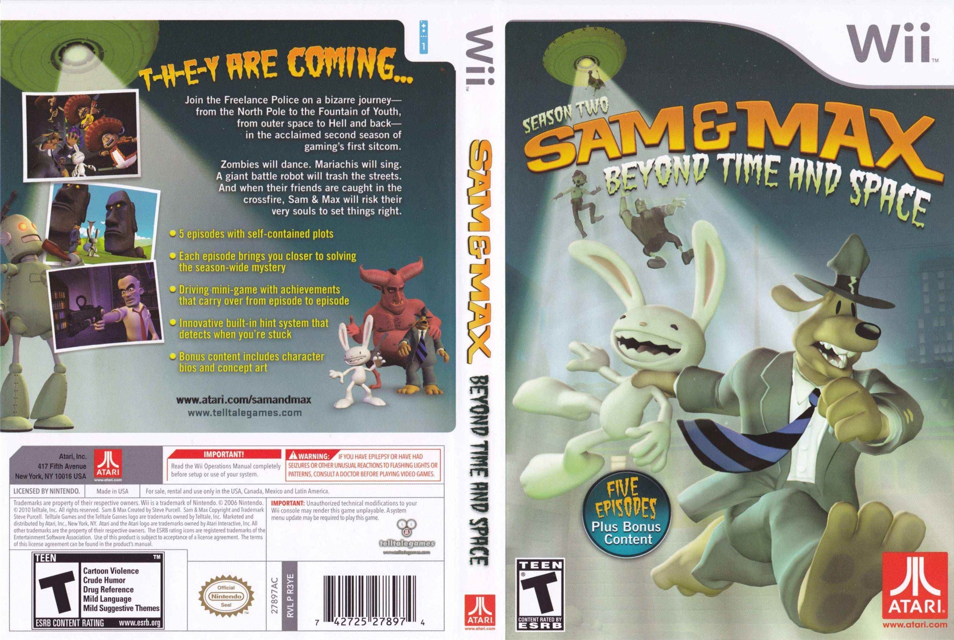 Sam & Max Beyond Time and Space Cover Art - WOI Solutions