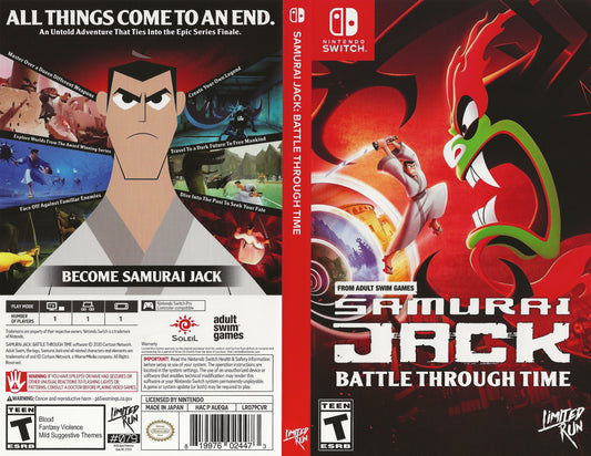 Samurai Jack Battle Through Time