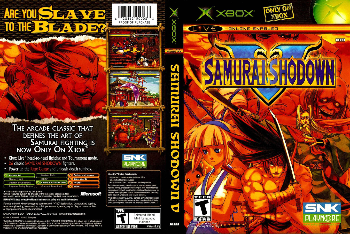 Samurai Shodown V Cover Art - WOI Solutions