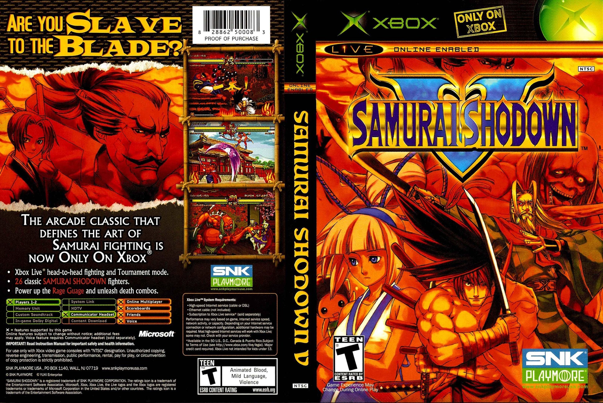 Samurai Shodown V Cover Art - WOI Solutions