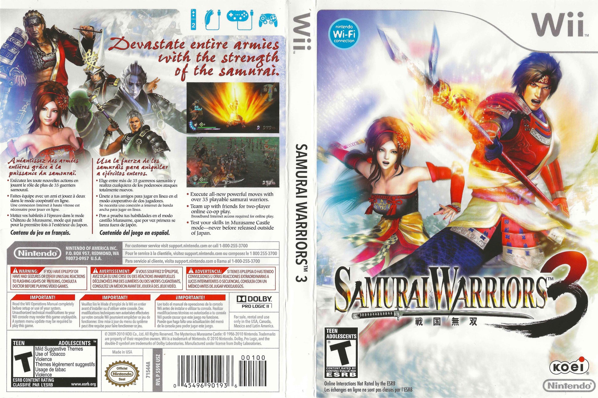 Samurai Warriors 3 Cover Art - WOI Solutions