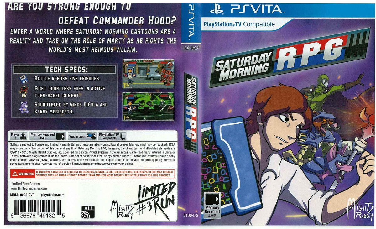 Saturday Morning RPG Cover Art - WOI Solutions