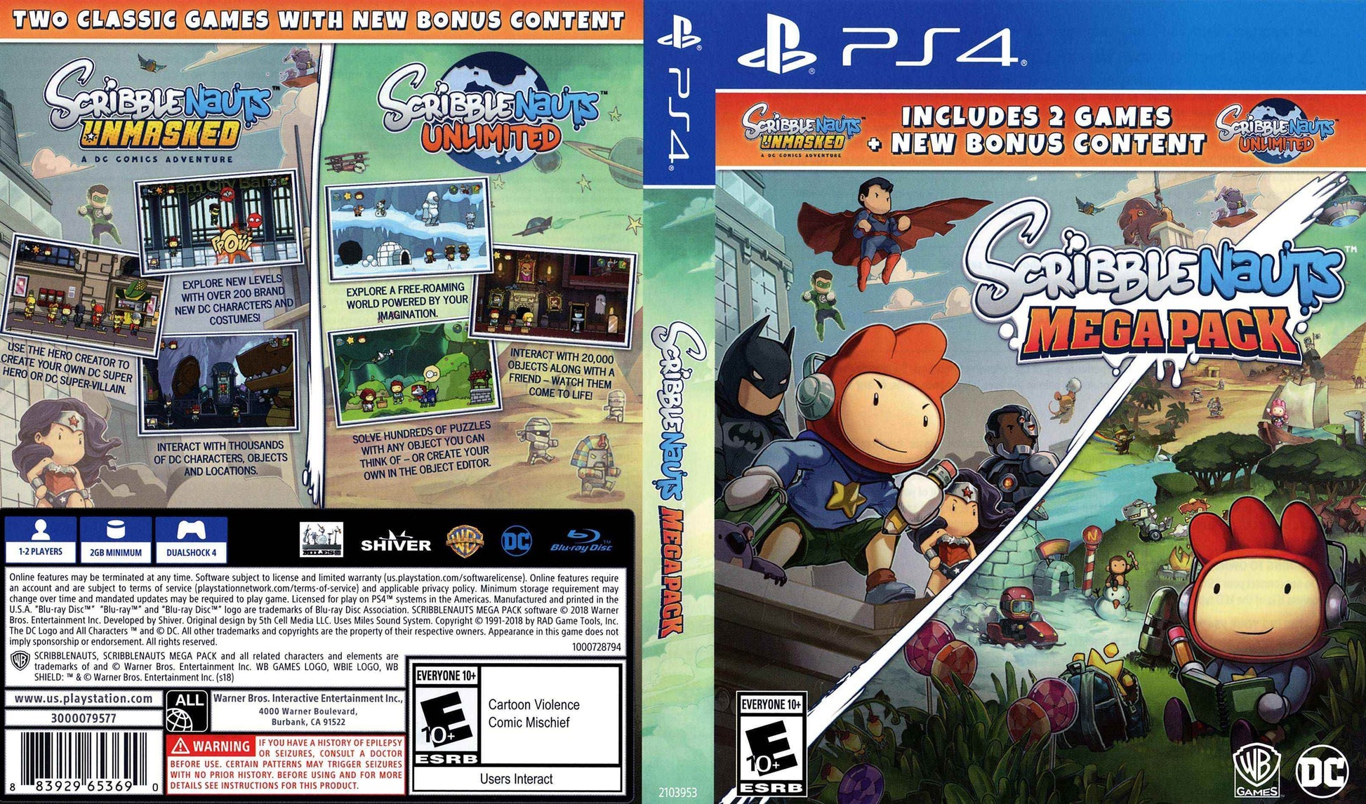 Scribblenauts Mega Pack Cover Art - WOI Solutions